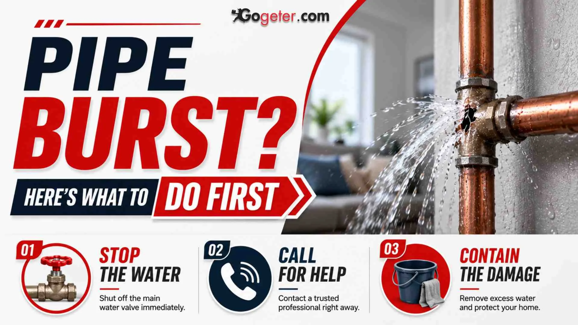 What to Do When a Pipe Bursts: A Homeowner's Emergency Guide