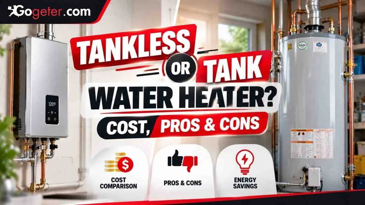 Which Water Heater Is Better? Tankless vs Tank Water Heater Pros & Cons