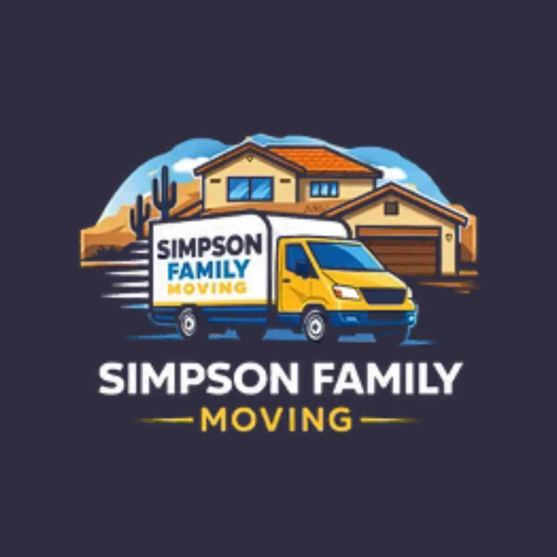 Simpson Family Moving logo