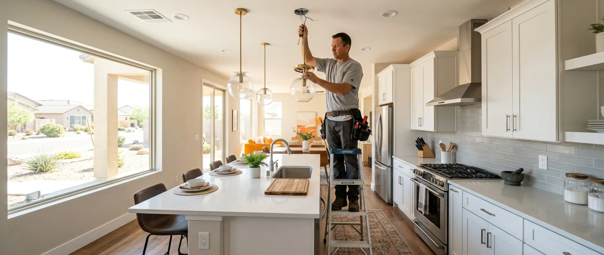 Light Fixture and Outlet Installation in Tempe