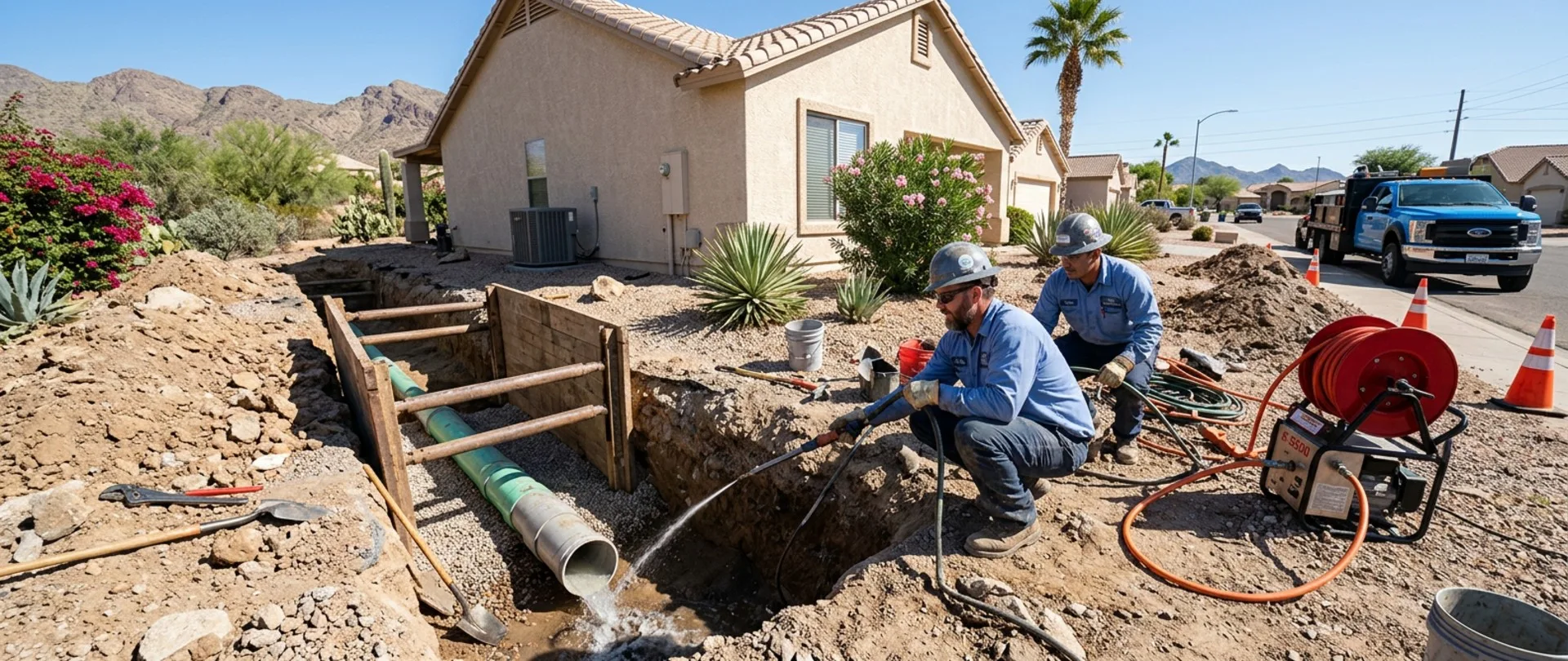 Sewer Repair, Hydro Jetting and Repiping in Surprise